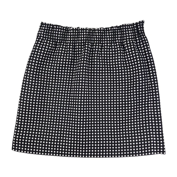 J. Crew Dresses & Skirts - J. Crew Skirt Women’s Size 4 Black + White Polka Dot Mini Skirt with Pockets S